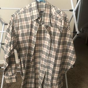 Burberry Plaid Checkered Shirt